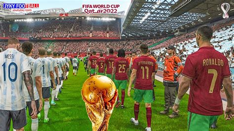 Portugal Vs Argentina Final Fifa World Cup 2022 Qatar Full Match Hd Efootball Pes Gameplay
