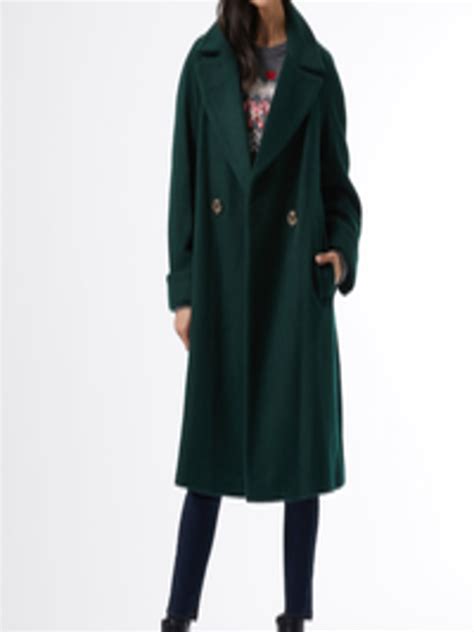 Buy Dorothy Perkins Women Green Solid Petite Overcoat Coats For Women
