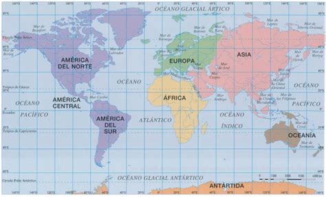 Descubrir Imagem Mapa De Planisferio Con Coordenadas Geograficas The