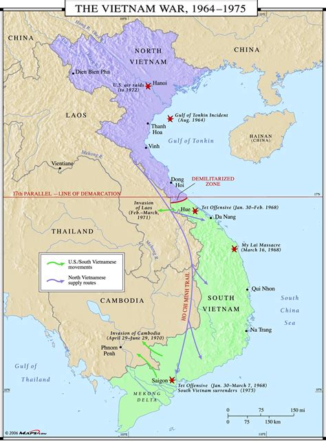 Vietnam War Map