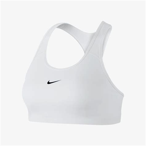 Nike Womens Swoosh Sports Bra White