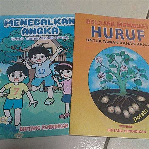 Jual Buku Menebalkan Huruf Dan Angka Untuk Tk Paud Shopee Indonesia