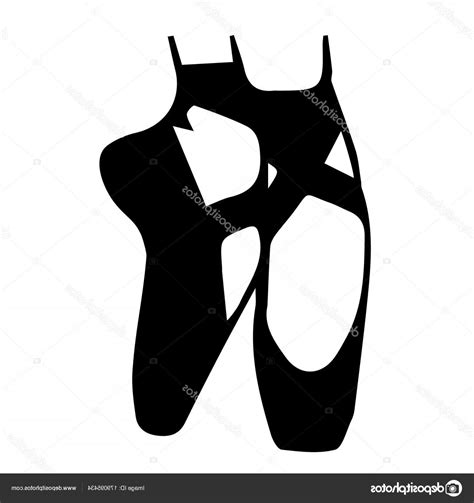 Ballerina Shoes Vector At Getdrawings Free Download