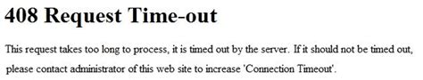 رفع خطای 408 Request Timeout و حل مشکل Request Timed Out