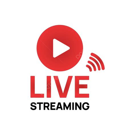 Roter Live Streaming Hd Twitch Stream Vektor Live Streaming Live