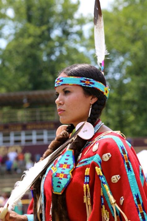 Pow Wow At Cherokee Indian Reservation In North Carolina Native