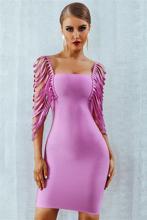 Purple Bodycon Dress Elegant Mini Dress In 2019 Purple Bodycon Dresses Dresses Elegant Dresses