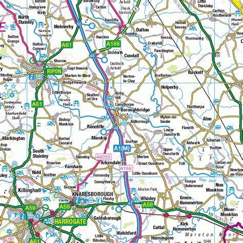 Road Map Yorkshire Wayne Baisey