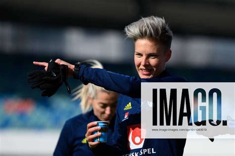 Lina Hurtig Of The Swedish Women S National Football Team During A Training Session On