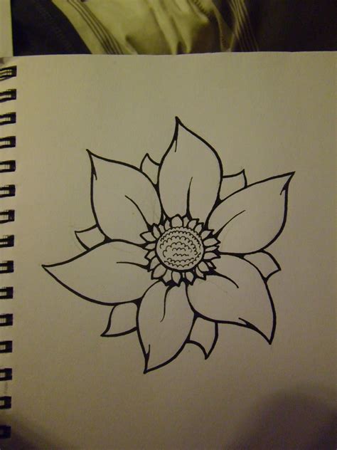 Easy To Draw Simple Flowers at Coloring Page
