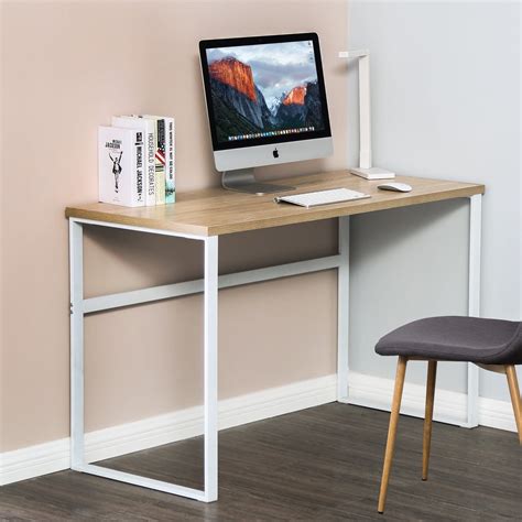 Homury Computer Desk Office Desk Wood Study Writing Soho Desk Table For