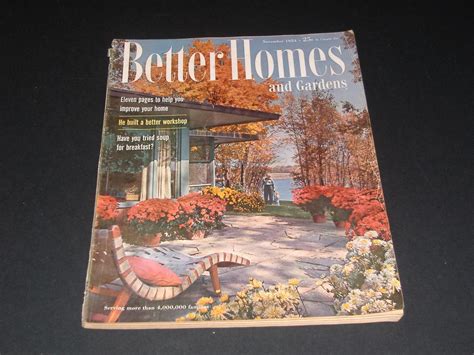 Vintage Better Homes And Gardens Magazine November 1954