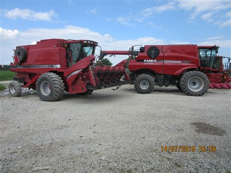 Caseih Axial Flow Combines R L7230 And 2388 International Tractors