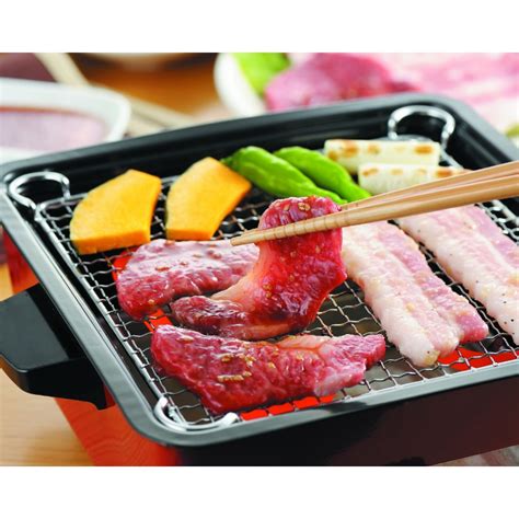 Japanese style bbq grill charcoal grill aluminium alloy portable barbecue tools. origo EG-801 Mini Japanese Electric BBQ Grill - ORIGIN