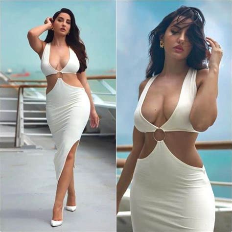 Nora Fatehi Oozes Hotness As She Shows Off Ample Bosom In A Risque Cut