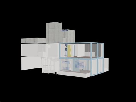 Container House 3d Dwg Model For Autocad Designs Cad