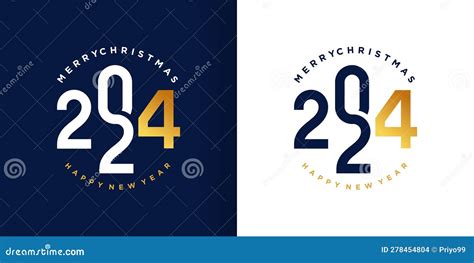 2024 Logo Design Idea With Creative Modern Style Concept Stock Vector