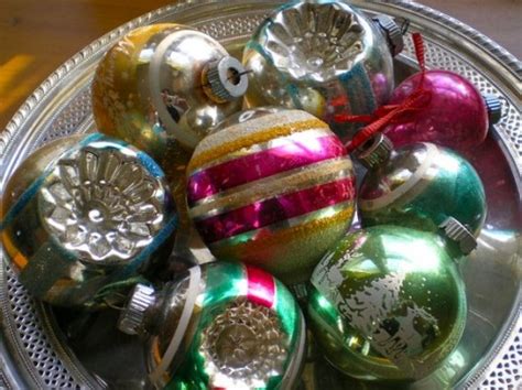 Vintage Christmas Tree Ornament Glass Balls Classic Vintage Life