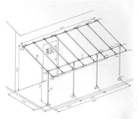 You get a very professional look for a attach all pipes to create the canopy structure. Build a simple awning frame with Kee Klamp Fittings ...