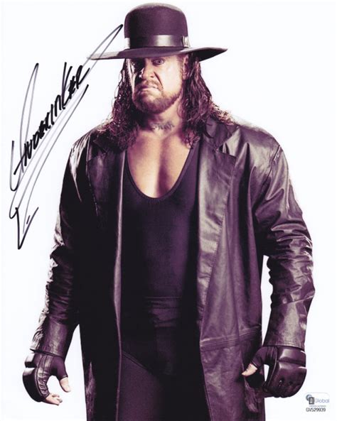The Undertaker Signed Wwe X Photo Gai Coa Pristine Auction