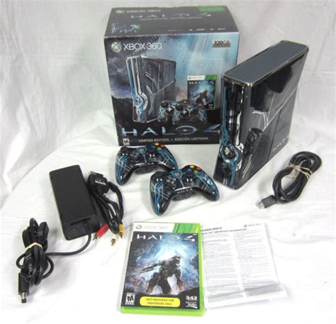 Microsoft Xbox 360 S Limited Edition Halo 4 Console Bundle 320 Gb