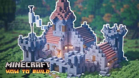 Minecraft How To Build A Small Survival Castle Youtube