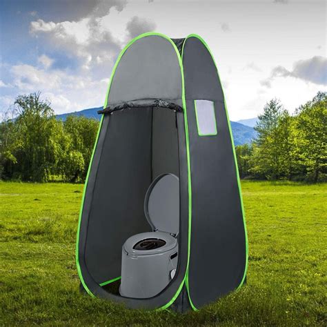 Portable Travel Toilet Compact Potty Bucket Seats Waste Tank