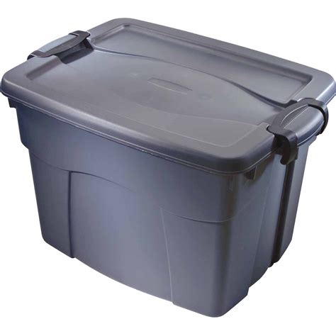 Rubbermaid Roughneck 22 Gallon Latching Tote Blue