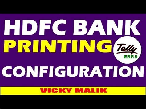 If you have issued a cheque in someone name and want to cancel its payment after that then still you have the option. HDFC Bank Cheque Printing Configuration, Tally Cheque ...