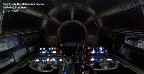 Explore The Millennium Falcon S Cockpit In 360 Degree Video Trendradars Latest