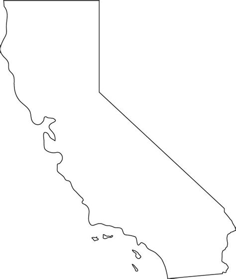 California Maps And Facts California Outline Map Outline