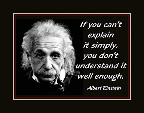 A great poster of quotes on various topics! Albert Einstein 'Simply' Quote Poster Print, Inspirational ...