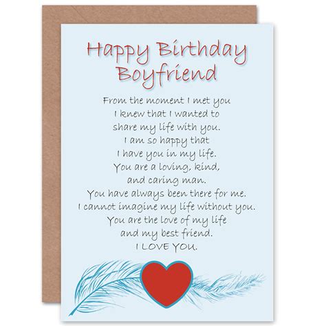 Boyfriend Birthday Card Funny Boyfriend Birthday Card Boyfriends