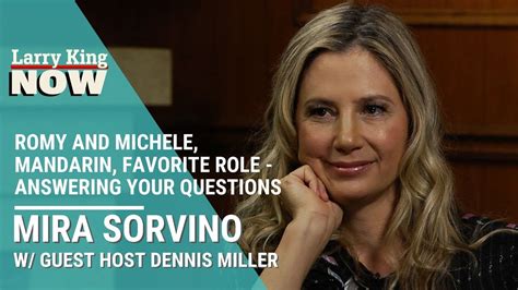 romy and michele mandarin favorite role mira sorvino answers your questions youtube