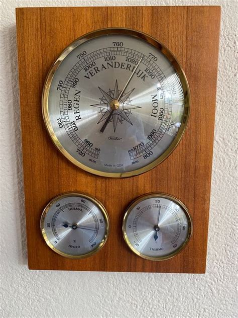 Fischer Weather Station Barometer Thermometer And Catawiki