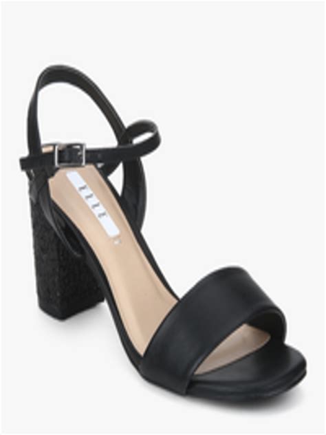 Buy Black Block Heels Heels For Women 7952455 Myntra