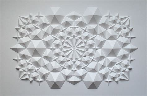 Gorgeous Geometric Paper Sculptures By Matthew Shlian Inspiration