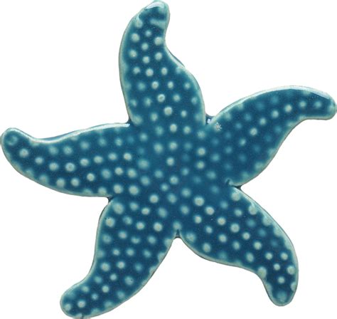 Light Blue Starfish Mosaic — Custom Mosaics