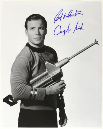 1966 1968 William Shatner Star Trek Signed Le 16x20 Bandw Photo Jsa Ebay