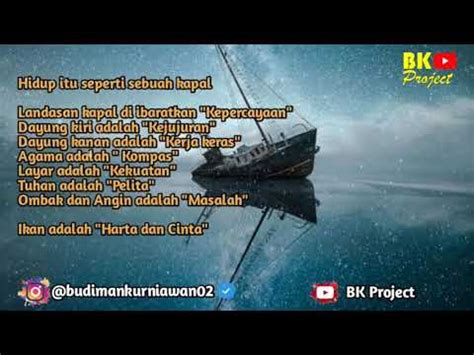 Quotes ( Hidup Ibarat Kapal ) #quotesindonesia #quotes ...