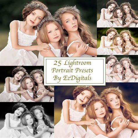 25 Lightroom Preset Portrait Presets Outdoor Presets Etsy Lightroom