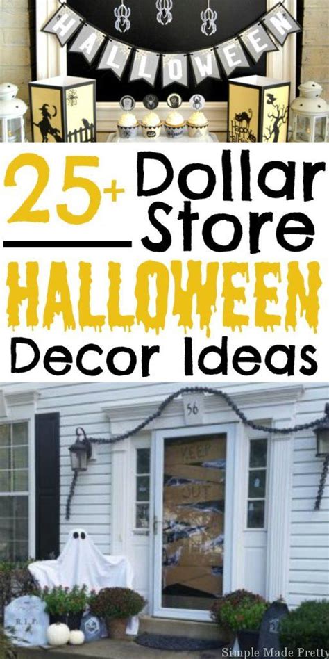 25 Halloween Decor Ideas From The Dollar Store Simple
