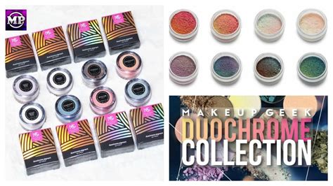 Makeup Geek Duochrome Eyeshadow Pigments Review And Swatches Makeup