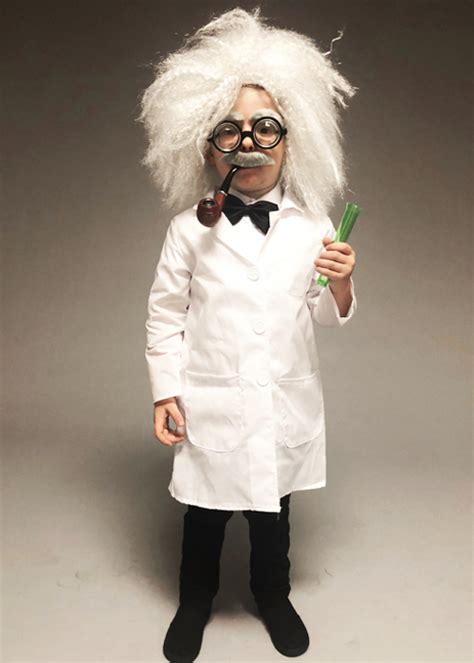 Childrens Size Einstein Style Mad Scientist Costume