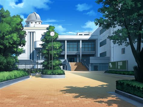Aesthetic Anime School Background Outside Allwallpaper