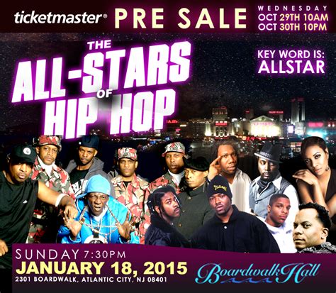 The All Stars Of Hip Hop Jan 18th At Boardwalk Hall Wrnb 1003 Philly