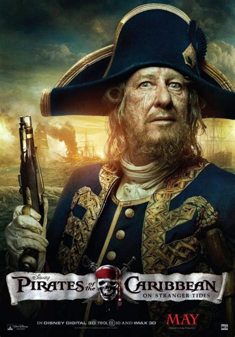 Pirates Of The Caribbean 4 Official Barbossa Poster Released Tv