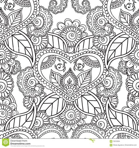 Floral henna floral henna print floral henna floral vintage floral pattern floral design floral pattern seamless floral pattern floral background floral motif vector floral frame golden floral floral flower pink floral floral corner floral elements almost files can be used for commercial. Coloring Pages For Adults. Seamles Henna Mehndi Doodles ...