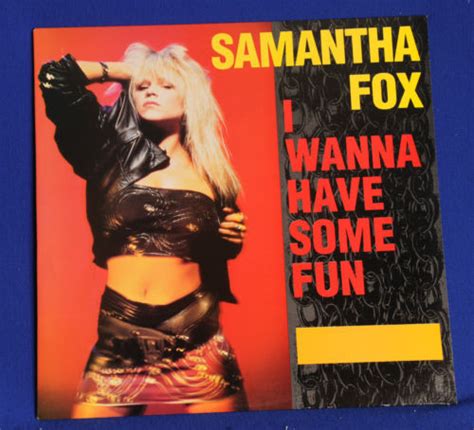 Samantha Fox I Wanna Have Some Fun 1988 Vinyl Discogs
