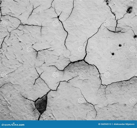Cracked Wall Background Stock Image Image Of Faded Granulated 56094513